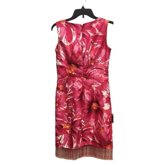 Joseph Ribkoff Women's Pink Floral Dress Size 4 Style 21220 - Picture 2 of 7